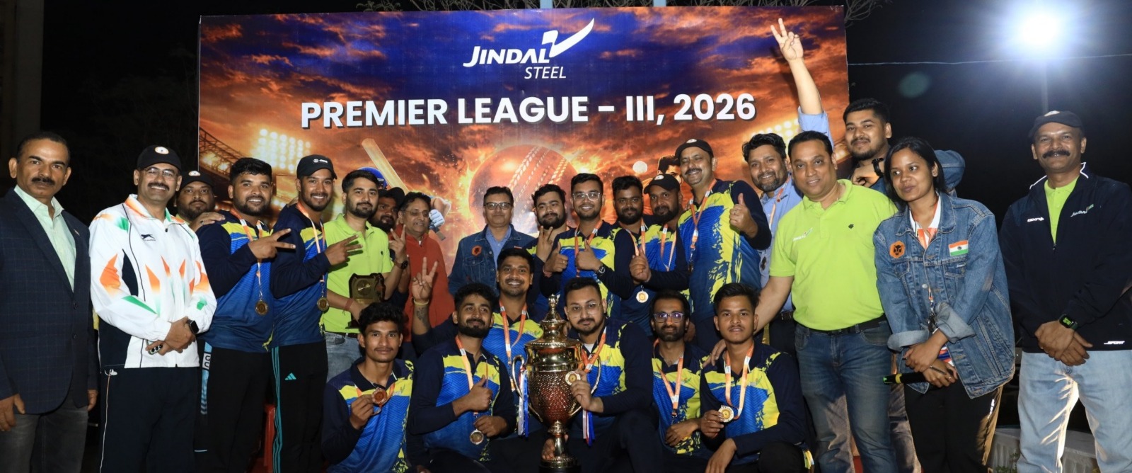 ଜିନ୍ଦଲ ଷ୍ଟିଲ୍ ପ୍ରିମିୟର ଲିଗ୍-୩ ଉଦଯାପିତ : ଟିମ୍ ଜଗରନଟ୍ସ ଚାମ୍ପିୟନ୍
