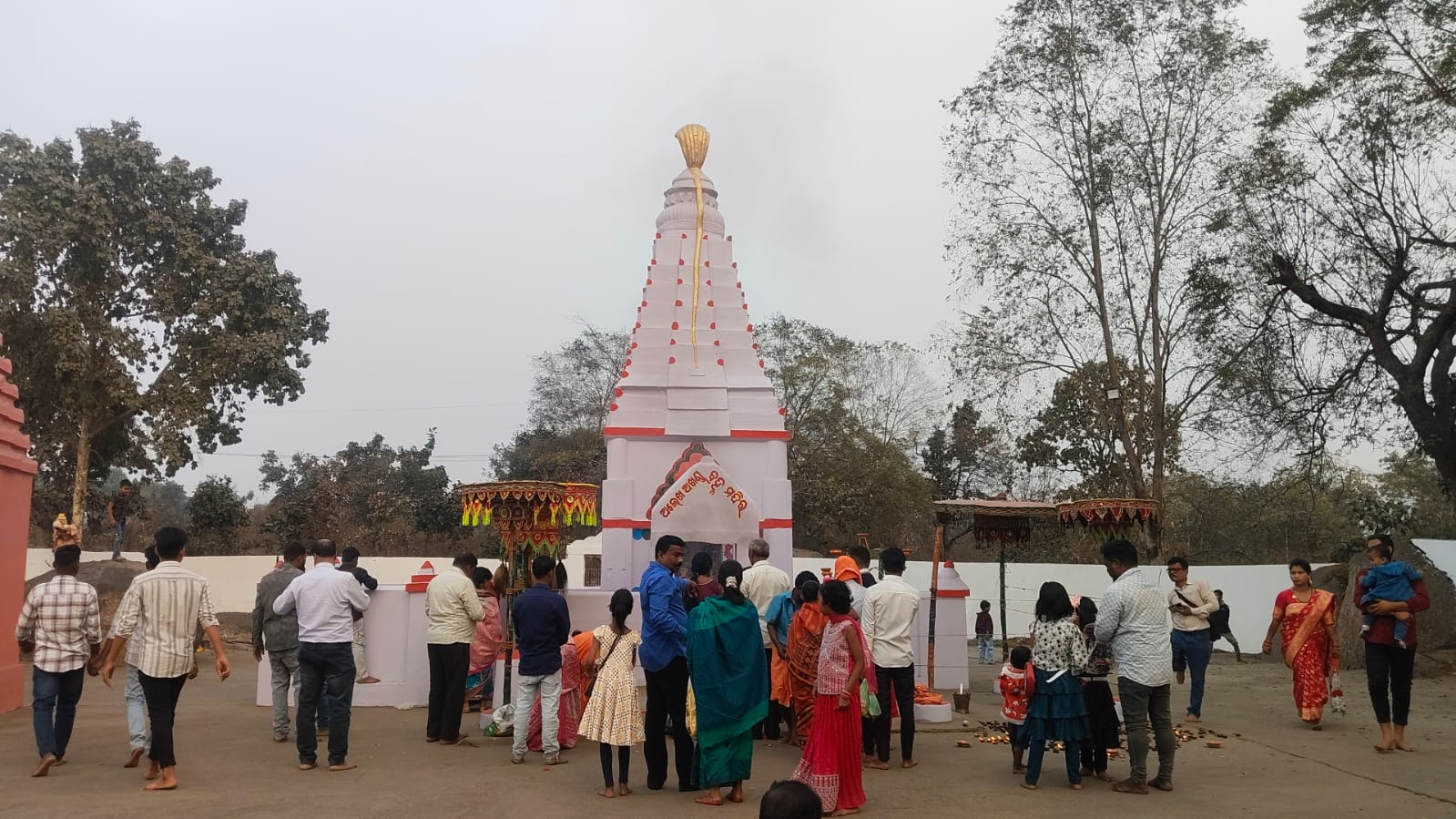 ସୁନାଶଗଡ଼ ମହିମାଧାମରେ ସନ୍ଧ୍ୟାସାଢ଼େ ୫ରେ ଜଳିଲା ଅଖଣ୍ଡବତି
