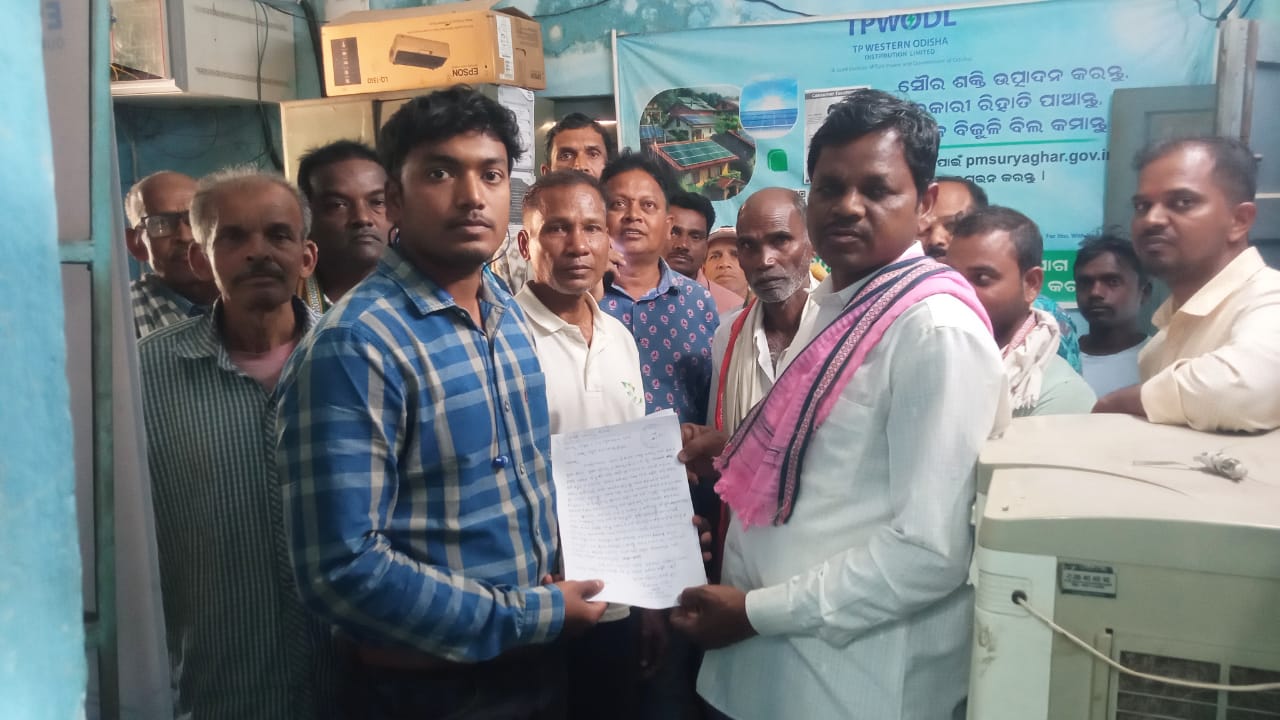 ବାଦ୍ଯୁତ ସଂଯୋଗ ବିଚ୍ଛିନ୍ନ କଲେ ଆନ୍ଦୋଳନ , ଦାବିପତ୍ର ଦେଲେ କୃଷକ