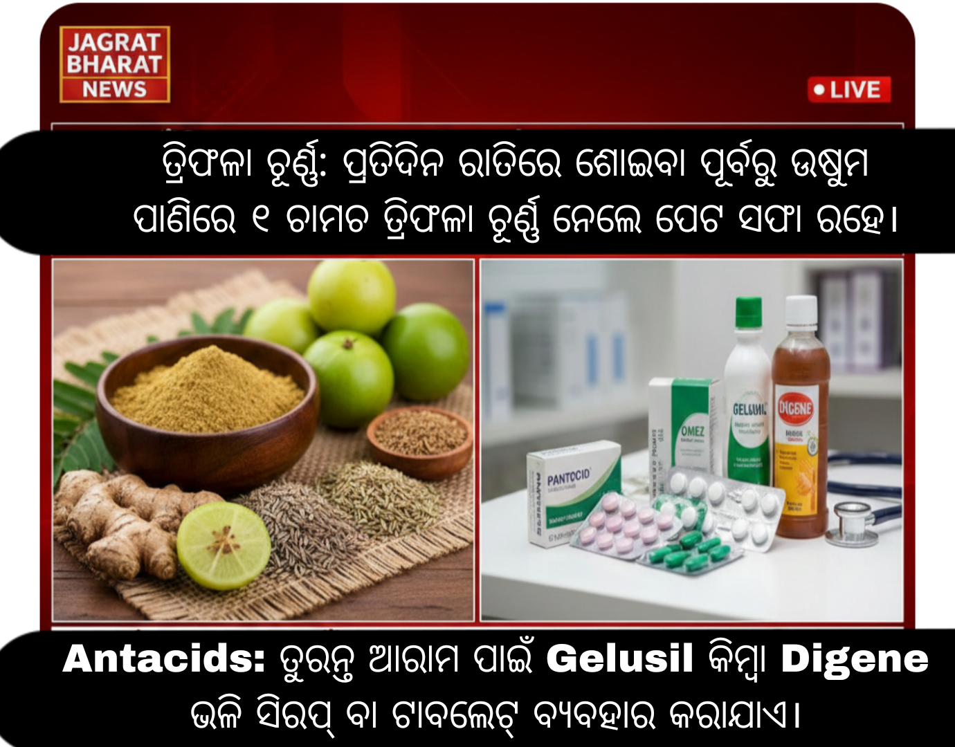 ବଦଳୁଥିବା ଜୀବନଶୈଳୀରେ ବଢୁଛି ଗ୍ୟାଷ୍ଟ୍ରିକ୍ ସମସ୍ୟା: ‘ଜାଗ୍ରତ ଭାରତ ନ୍ୟୂଜ’ର ଏହି ସ୍ୱତନ୍ତ୍ର ରିପୋର୍ଟ ଆପଣଙ୍କ ପାଇଁ।