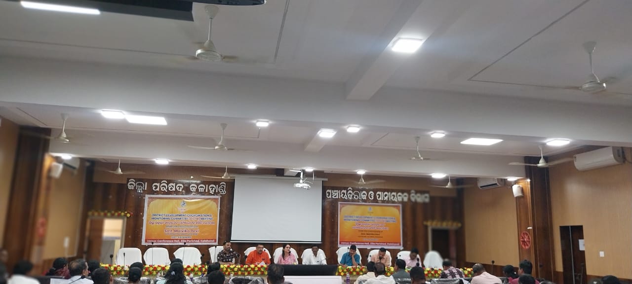 ଜିଲ୍ଲା ଦିଶା କମିଟି ବୈଠକ – ଜିଲ୍ଲାରେ କାର୍ଯକାରୀ ହେଊଥିବା ବିଭିନ୍ନ ଯୋଜନାର ଅଗ୍ରଗତି ଓ ସଫଳତା ଉପରେ ସମୀକ୍ଷା