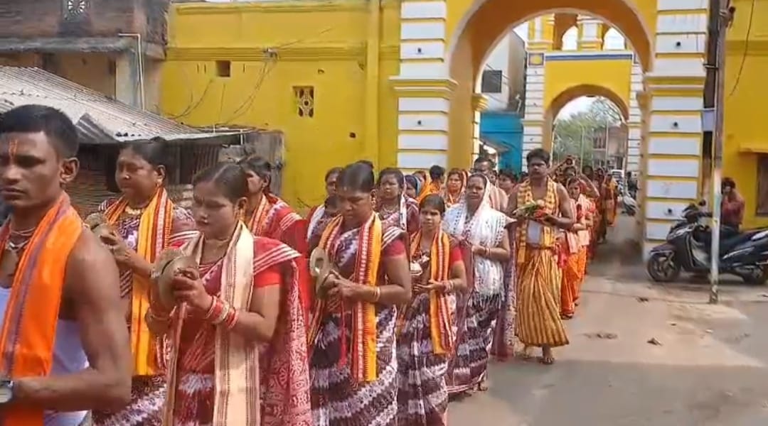 ତାଳଚେର ଦେଉଳବେଡା ରେ ମା ତାରିଣୀଙ୍କ ବାର୍ଷିକ ଉତ୍ସବ ନାମଯଜ୍ଞ