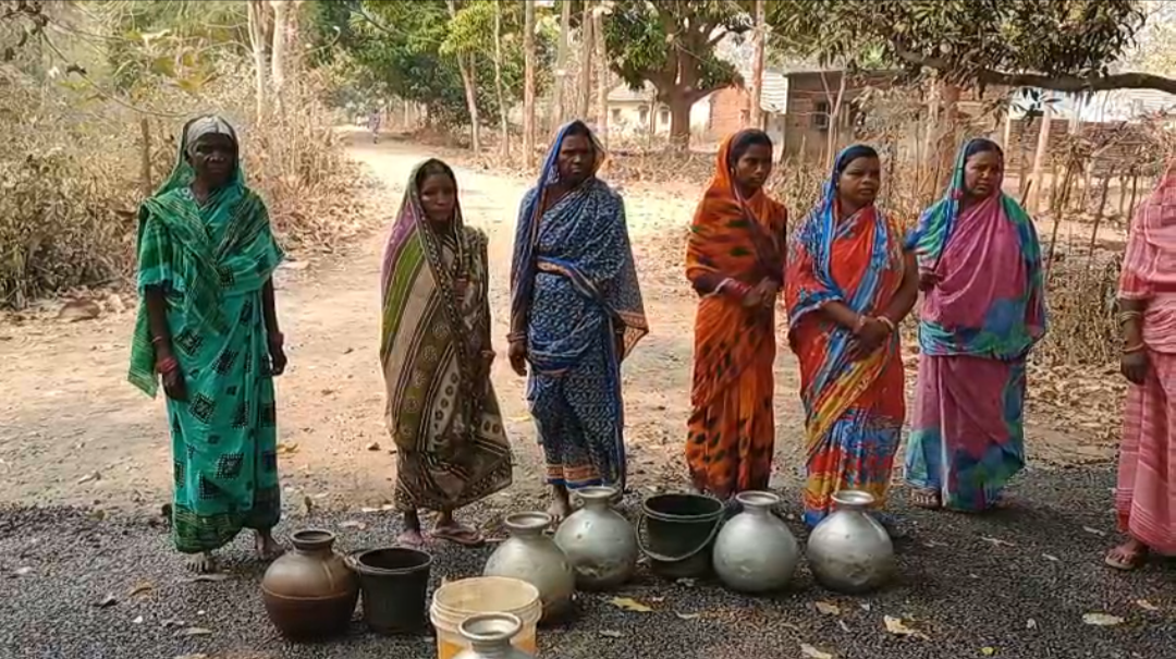ବସୁଧା ଯୋଜନା ନାମ କୁ ମାତ୍ର, ପାଣି ପାଇଁ ହନ୍ତସନ୍ତ ଗ୍ରାମବାସି