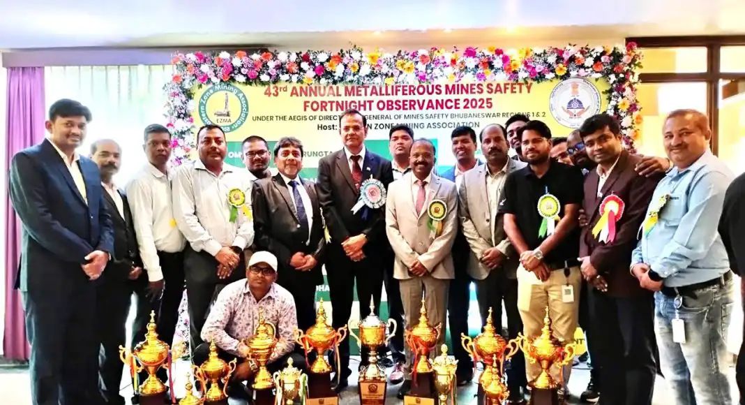 ୪୩ତମ ବାର୍ଷିକ ଖଣି ସୁରକ୍ଷା ପକ୍ଷରେ ଜିନ୍ଦଲ ଷ୍ଟିଲକୁ ୧୬ଟି ପୁରସ୍କାର
