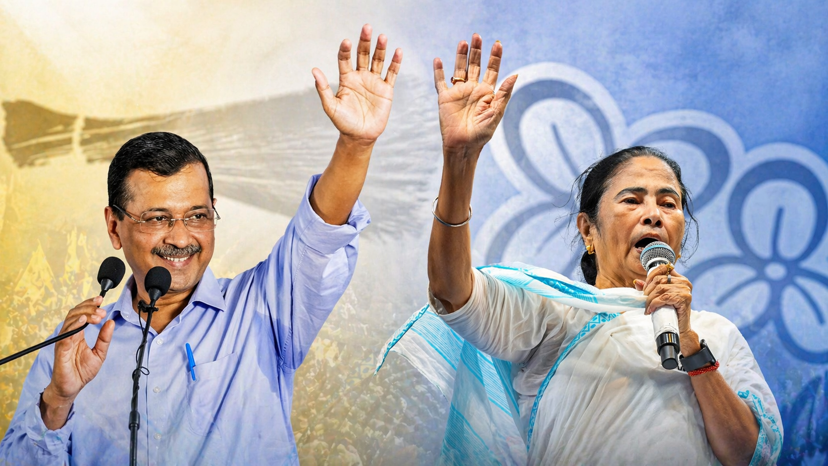 ଟିଏମସି ପାଇଁ ପ୍ରଚାର କଲେ କେଜରିୱାଲ