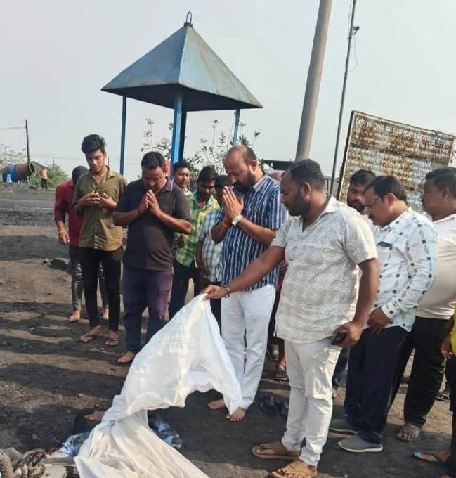 ଡ଼ମ୍ଫର ଦୁର୍ଘଟଣାରେ ଡ଼ମ୍ଫର ଅପରେଟର ମୃତ