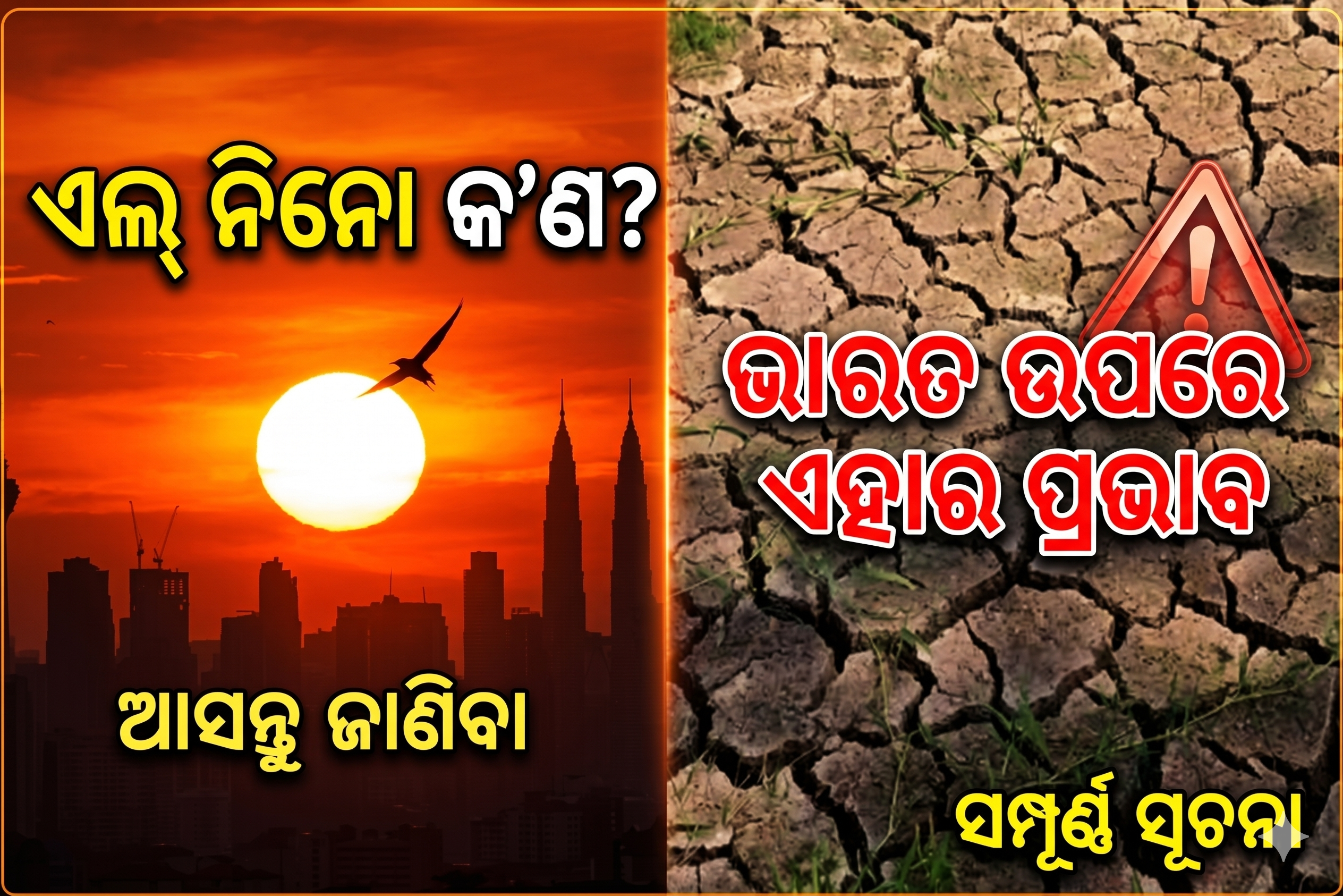 ଏଲ୍ ନିନୋ କଣ? ଭାରତ ଉପରେ କଣ ପ୍ରଭାବ ପକାଇପାରେ ଜାଣନ୍ତୁ..