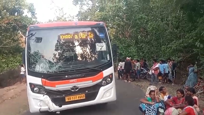 ମୁଖ୍ୟମନ୍ତ୍ରୀ ବସ ଧକ୍କା ରେ ବାଇକ ଆରୋହୀ ମୃତ
