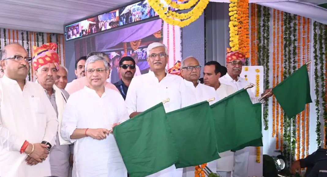 ଯୋଧପୁର-ଜୈସଲମେରରେ ରେଳ ଭିତ୍ତିଭୂମିକୁ ନୂଆ ଶକ୍ତି; ଟ୍ରେନ୍ ସେବା ଓ କୋଚ୍ କେୟାର କମ୍ପ୍ଲେକ୍ସ ଉଦଘାଟନ