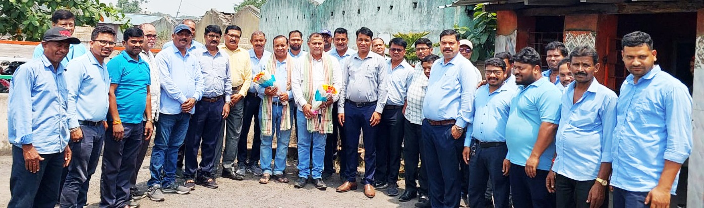 ବିଏମ୍‌ଏସ୍ ପକ୍ଷରୁ ଖଣି କର୍ମଚାରୀଙ୍କୁ ବିଦାୟକାଳୀନ ସମ୍ବର୍ଦ୍ଧନା