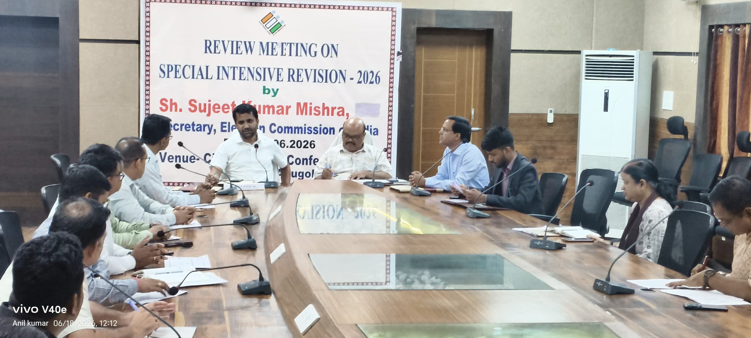 ଅନୁଗୋଳରେ SIR-2026 ପ୍ରସ୍ତୁତିର ସମୀକ୍ଷା କଲେ ଭାରତ ନିର୍ବାଚନ ଆୟୋଗର ସଚିବ