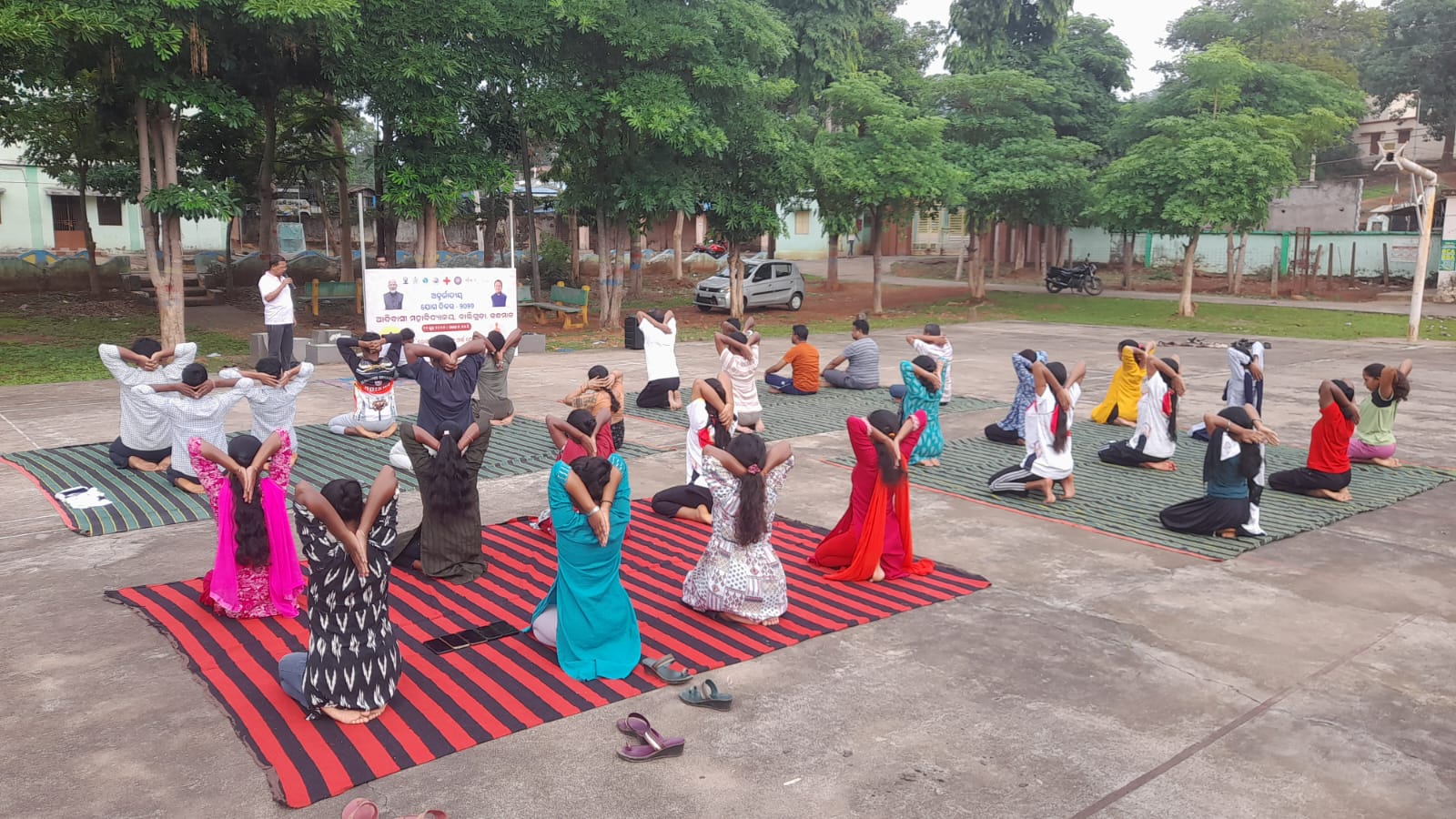 ଯୁବ ରେଡକ୍ରସ୍ ଆନୁକୂଲ୍ଯରେ ବିଶ୍ୱ ଯୋଗ ଦିବସ ପାଳିତ