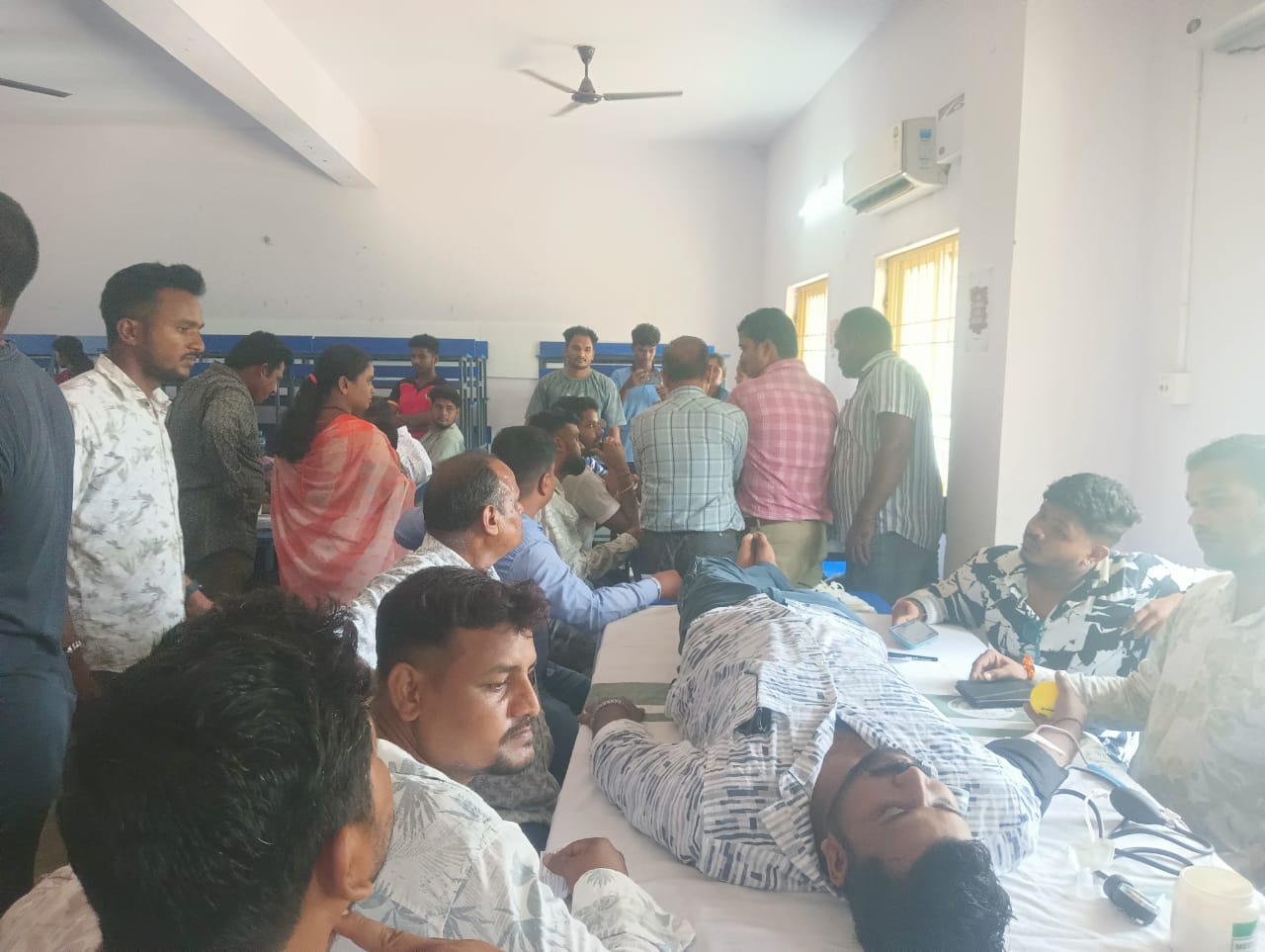 କେନ୍ଦ୍ରମନ୍ତ୍ରୀ ଧର୍ମେନ୍ଦ୍ର ପ୍ରଧାନ ଙ୍କ ଜନ୍ମଦିନ ଅବସରରେ ହିନ୍ଦୋଳରେ ରକ୍ତଦାନ ଶିବିର