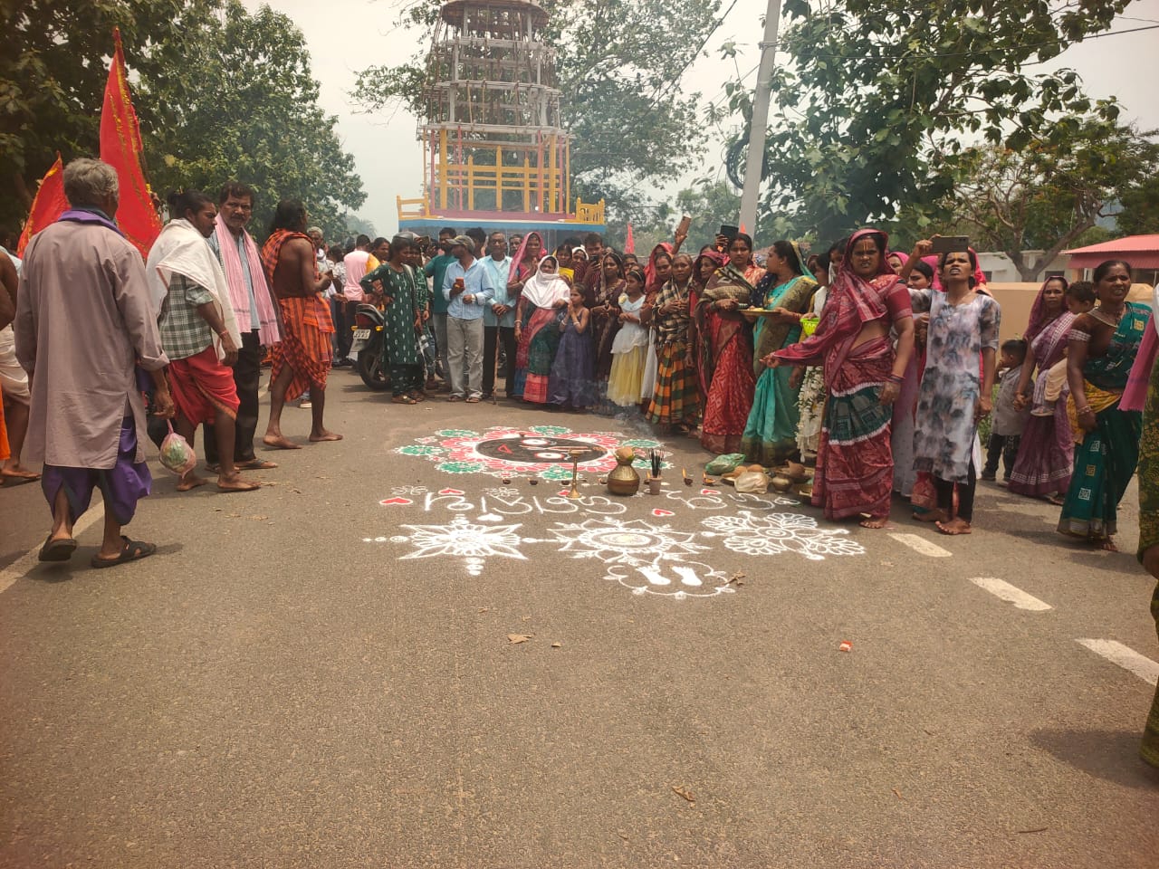 ନୂତନ ଅସ୍ଥାୟୀ ମନ୍ଦିର ପ୍ରତିଷ୍ଠା ଓ ଚତୁର୍ଦ୍ଧା ମୂରତିଙ୍କ ପ୍ରାଣ ପ୍ରତିଷ୍ଠା ଏବଂ ପୂଜାର୍ଚ୍ଚନା