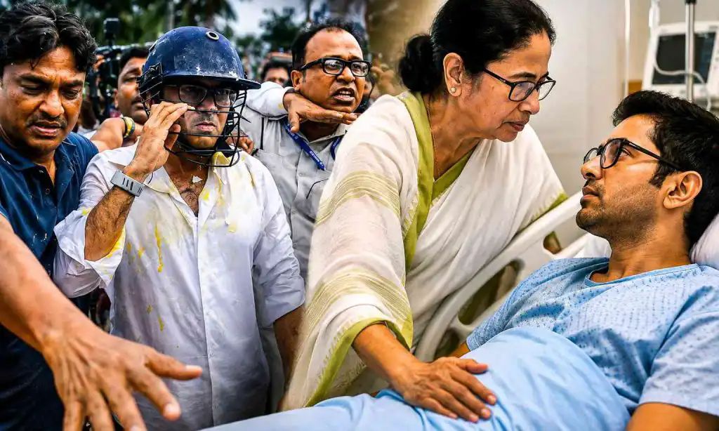ମେଡିକାଲରେ ଅଭିଷେକଙ୍କୁ ଭେଟିଲେ ମମତା, ଆକ୍ରମଣ ଘଟଣାରେ କେନ୍ଦ୍ର ସରକାରଙ୍କୁ କଲେ ଟାର୍ଗେଟ୍