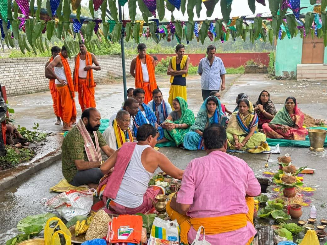 ଗୁରୁଜଙ୍ଗରେ ମା’ ମଙ୍ଗଳାଙ୍କ ନୂତନ ମନ୍ଦିରର ଭିତ୍ତିପ୍ରସ୍ତର ସ୍ଥାପନ