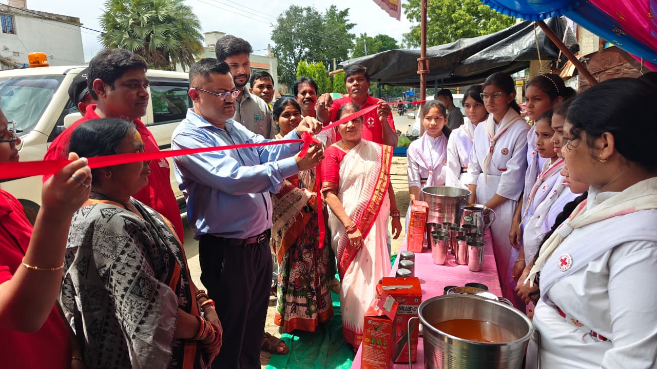 ଚକ୍ରତୀର୍ଥରେ ଜଳଛତ୍ର। ବ୍ୟବସ୍ଥା କଲେ ଭଟଲି ବ୍ଲକ ଶିକ୍ଷା ପରିବାର।ଭକ୍ତ ଓ ଶ୍ରଦ୍ଧାଳୁମାନଙ୍କୁ ବିଶୁଦ୍ଧ ପାନୀୟ ଜଳ ବଣ୍ଟନ
