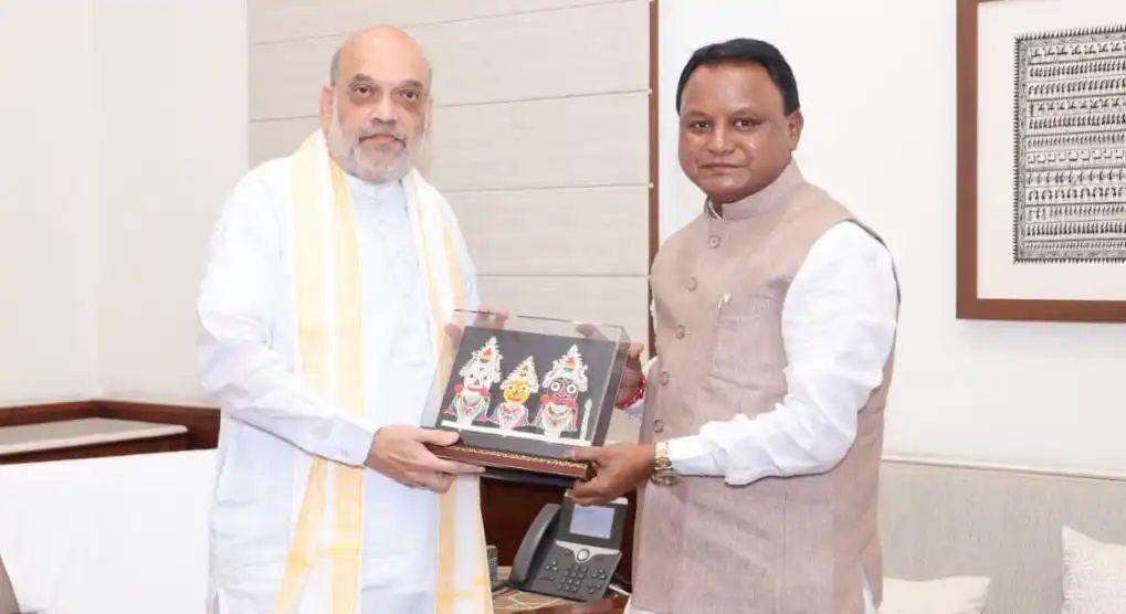 ଅମିତ ଶାହଙ୍କ ସହ ମୋହନ ମାଝୀଙ୍କ ଗୁରୁତ୍ୱପୂର୍ଣ୍ଣ ବୈଠକ; ଓଡ଼ିଶାର ବିକାଶ, ସୁରକ୍ଷା ଓ ଶିଳ୍ପାୟନ ଉପରେ ଆଲୋଚନା