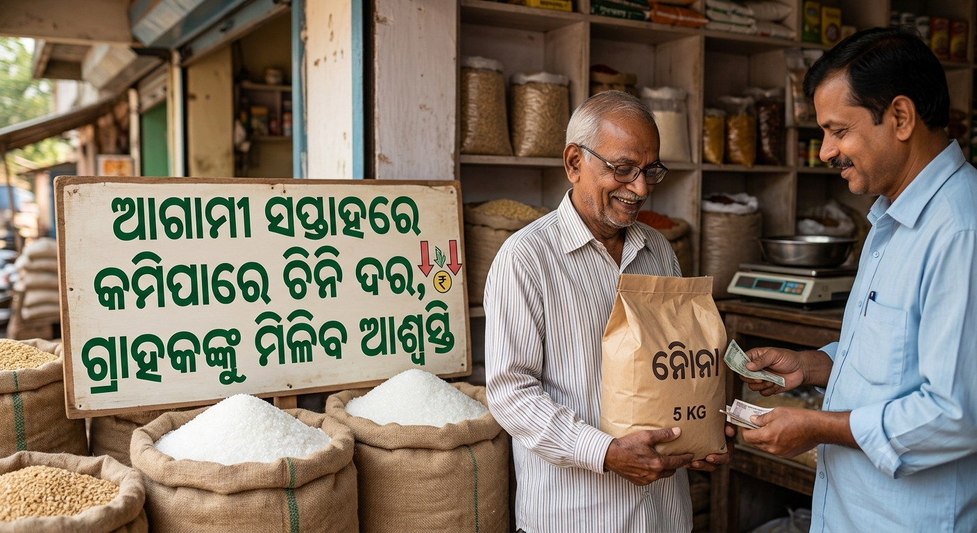 ଆଗାମୀ ସପ୍ତାହରେ କମିପାରେ ଚିନି ଦର, ଗ୍ରାହକଙ୍କୁ ମିଳିବ ଆଶ୍ୱସ୍ତି