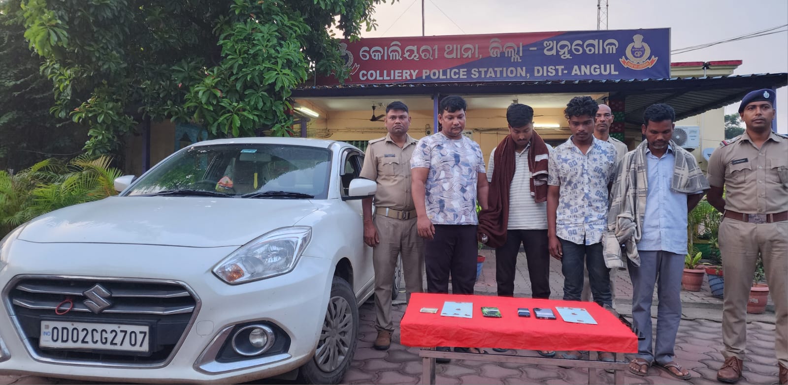 ଢେଙ୍କାନାଳ ନୁହେଁ, ଅନୁଗୁଳରେ ବ୍ରାଉନ୍ ସୁଗାର କାରବାର ଉପରେ ପୁଲିସର ଚଢ଼ାଉ