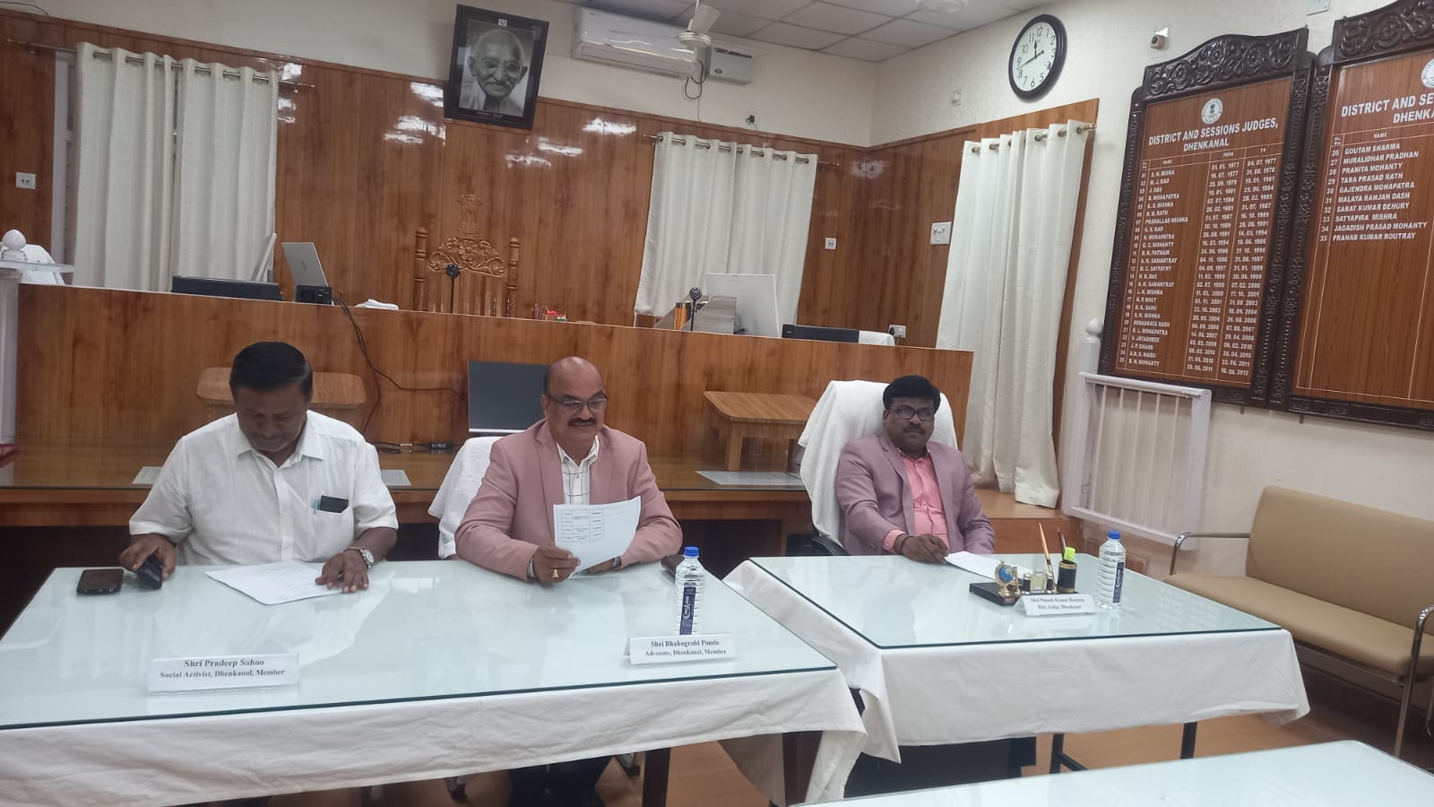 ଢେଙ୍କାନାଳ ସିଭିଲ୍ କୋର୍ଟ ପରିସରରେ ୩ୟ ରାଷ୍ଟ୍ରୀୟଲୋକ ଅଦାଲତ