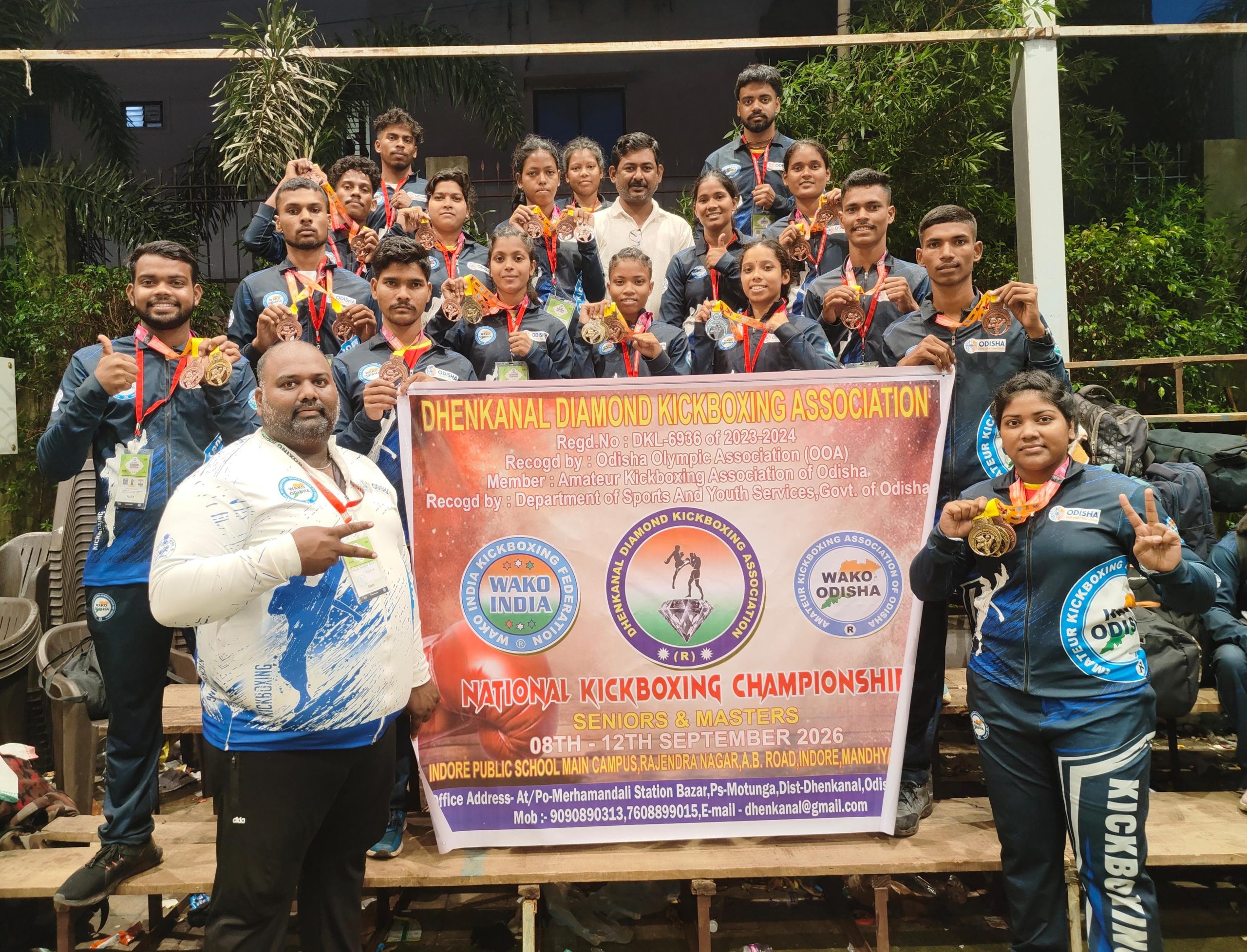ୱାକୋ ଇଣ୍ଡିଆ କିକ୍ ବକ୍ସିଂ ଚା୍ପିୟନସିପ ଜିଲ୍ଲା ର ପ୍ରତିଯୋଗୀ ଜିତିଲେ ୬ ସ୍ୱର୍ଣ୍ଣ ସହ ୧୯ ପଦକ ।ସ୍ମୃତି ଭୋଇ ଙ୍କୁ ୦୩ ଟି ସ୍ୱର୍ଣ୍ଣ ସହ ୦୧ ରି କାଂସ୍ୟ ପଦକ।