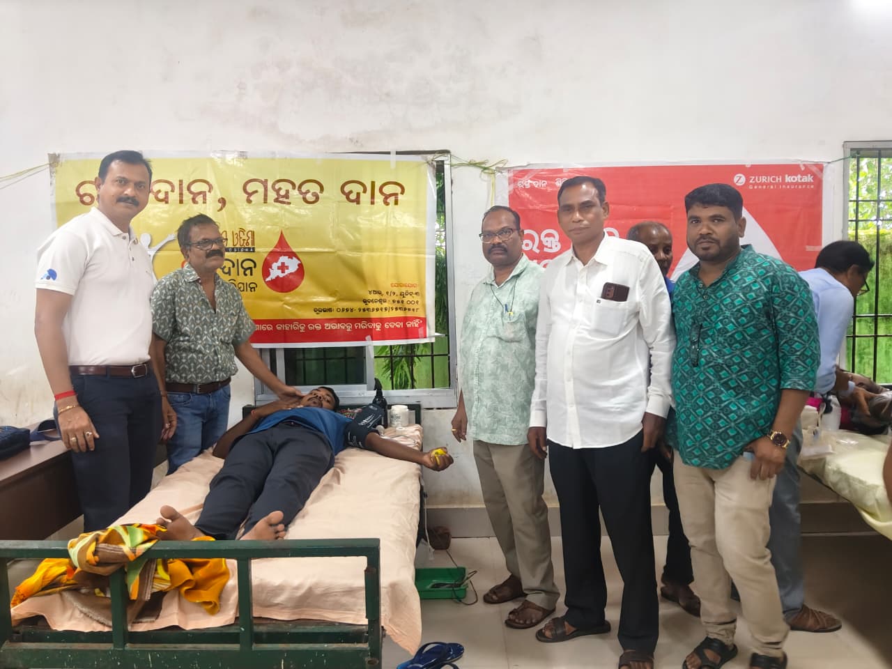 ସମ୍ବଲପୁର ଜିଲ୍ଲା, ଜମନକିରା ବ୍ଲକ ଧୁଡ଼ିପଳିରେ ରକ୍ତଦାନ ଶିବିର ଆୟୋଜିତ