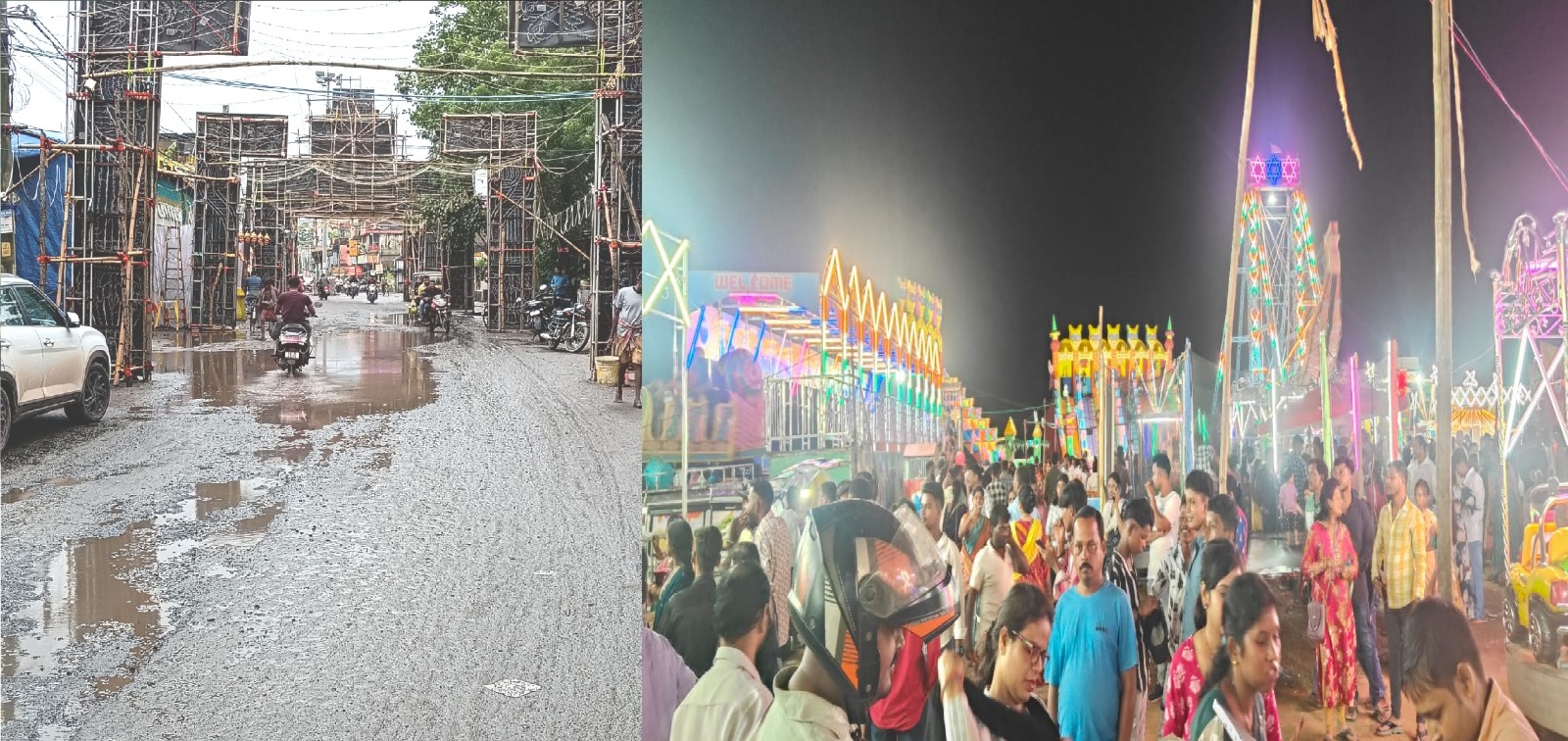 ତାଳଚେରରେ ରାଜନୀତି ଯୋର, କାମ ନାହିଁକାଦୁଅ ପଚ ପଚରେ ସରିବାକୁ ବସିଲା ବିଘ୍ନରାଜ୍‌ଙ୍କ ପୂଜାଶ୍ରଦ୍ଧାଳୁ ବାଇପାସ୍ ଛକ ଠାରୁ ୟୁ’ଟର୍ଣ୍ଣ ମାରୁଛନ୍ତି ହାଟତୋଟାକୁ!