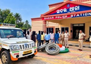 ୪୦୦ କେଭି ଟ୍ରାନ୍ସମିଶନ ଲାଇନ ତାର ଚୋରିର ପର୍ଦାଫାଶ