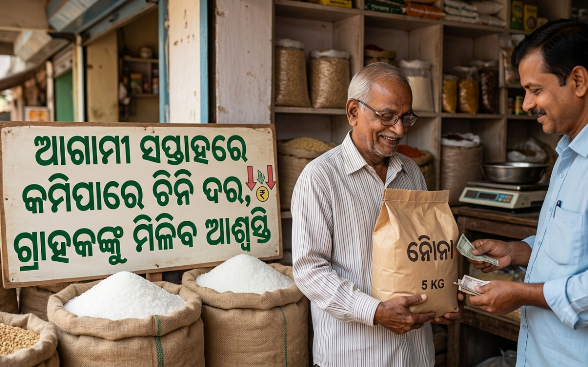 ଆଗାମୀ ସପ୍ତାହରେ କମିପାରେ ଚିନି ଦର, ଗ୍ରାହକଙ୍କୁ ମିଳିବ ଆଶ୍ୱସ୍ତି