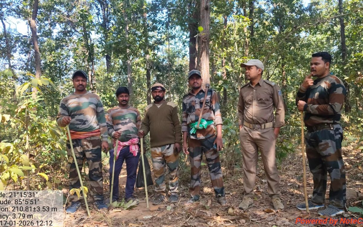 ଅନୁଗୋଳ ବନ ବିଭାଗର ସଂରକ୍ଷିତ ଜଙ୍ଗଲ ଅଞ୍ଚଳରେ କମ୍ବିଂ ଅପରେସନ୍