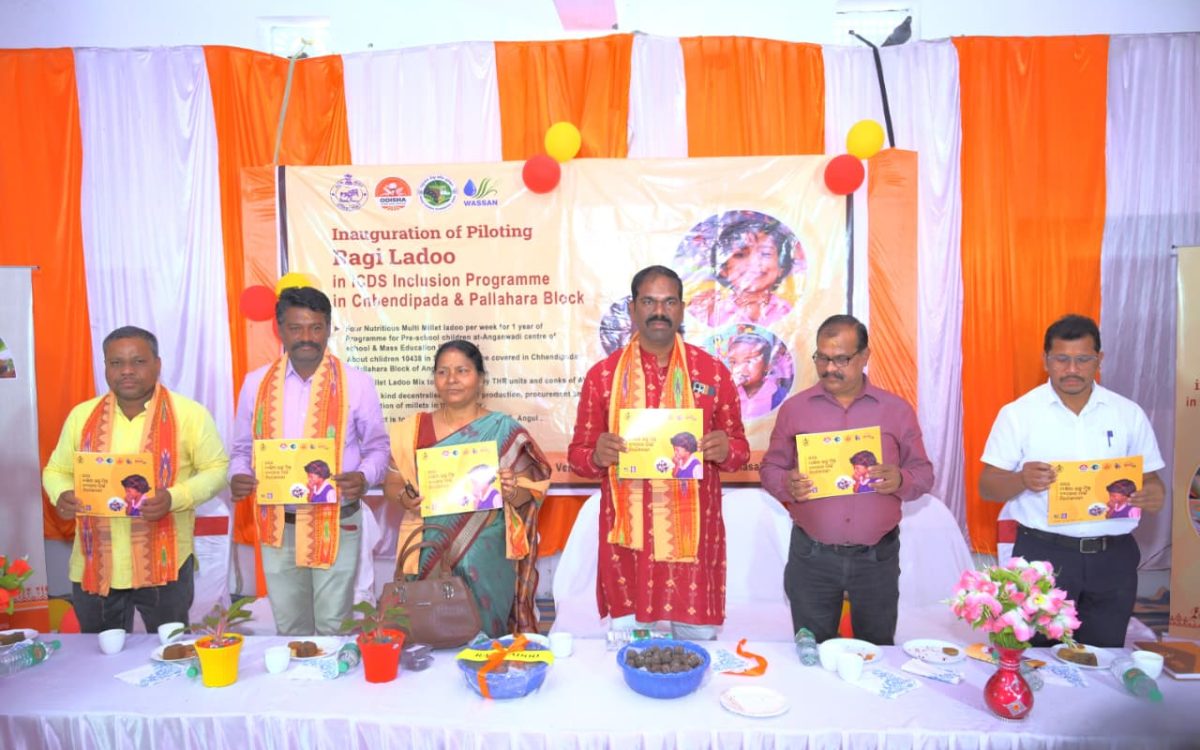 ଅନୁଗୋଳ ଜିଲ୍ଲାସ୍ତରୀୟ ପାଇଲଟ୍ ‘ରାଗି ଲଡୁ’ କାର୍ଯ୍ୟକ୍ରମର ଶୁଭାରମ୍ଭ