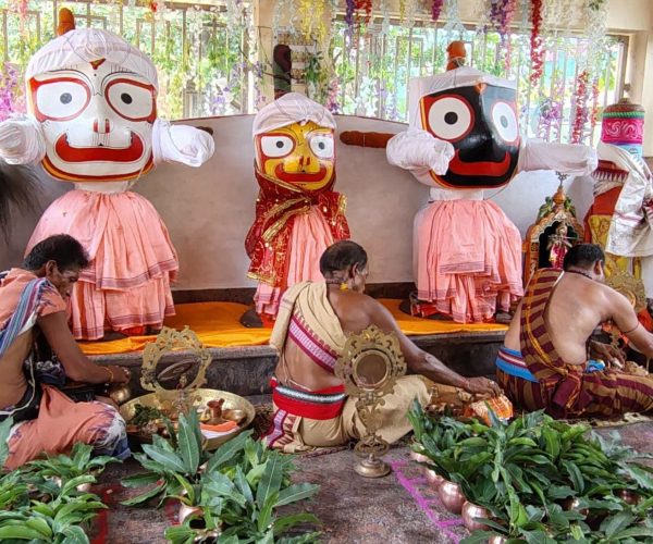 ସ୍ନାନ ପୂର୍ଣ୍ଣିମାରେ ବଅଁରପାଳ ଶ୍ରୀଜଗନ୍ନାଥ ମନ୍ଦିରରେ ଭକ୍ତଙ୍କ ଅପାର ସମାଗମ, ଭକ୍ତିମୟ ପରିବେଶରେ ସମ୍ପନ୍ନ ହେଲା ସ୍ନାନ ନୀତି