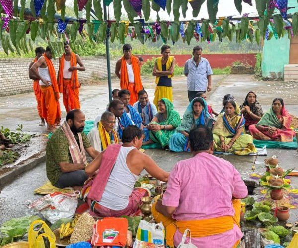 ଗୁରୁଜଙ୍ଗରେ ମା’ ମଙ୍ଗଳାଙ୍କ ନୂତନ ମନ୍ଦିରର ଭିତ୍ତିପ୍ରସ୍ତର ସ୍ଥାପନ